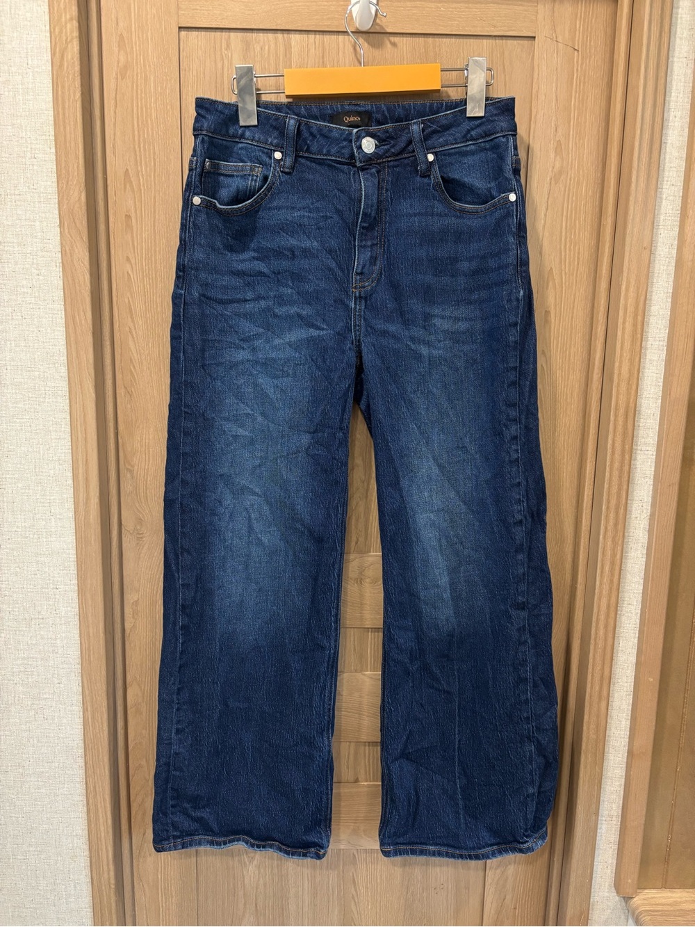 Quince Bella Stretch Relaxed Straight Jeans Size 29